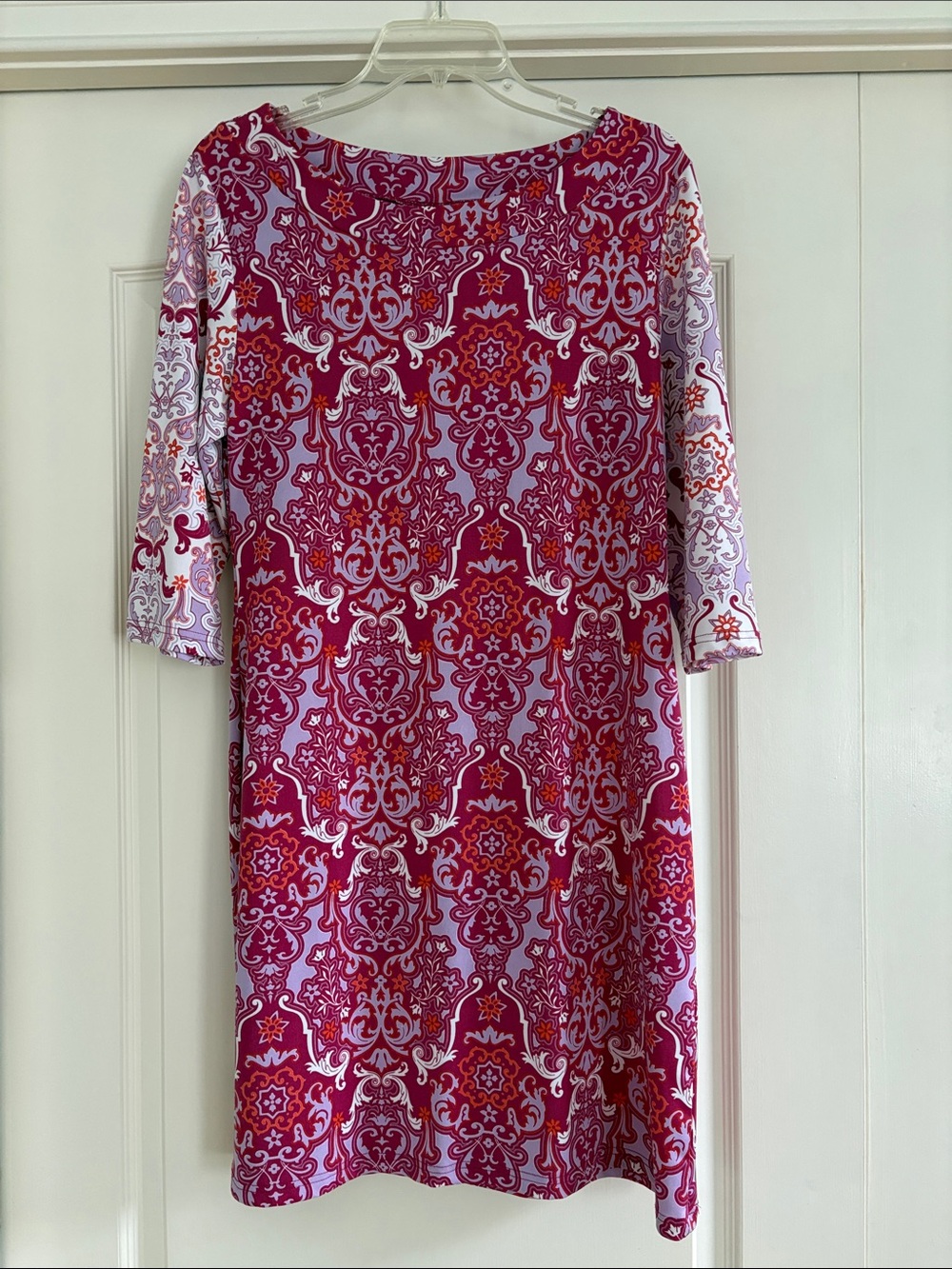 TRACY NEGOSHIAN RUTH PINK DRESS SIZE MEDIUM
